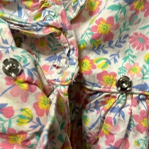 EUC TOMMY BAHAMA FLORAL TIRED 4T LINED SUNDRESS WITH RUFFLES - Picture 4 of 8